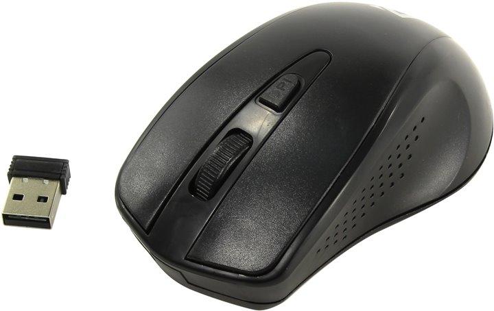 Defender Wireless Optical Mouse Datum MM-265 Black (RTL) USB 4btn+Roll 52265