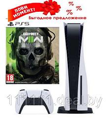 Игровая консоль Sony PlayStation 5 (PS5) + игра Call of Duty Modern Warfare 2 для PS5