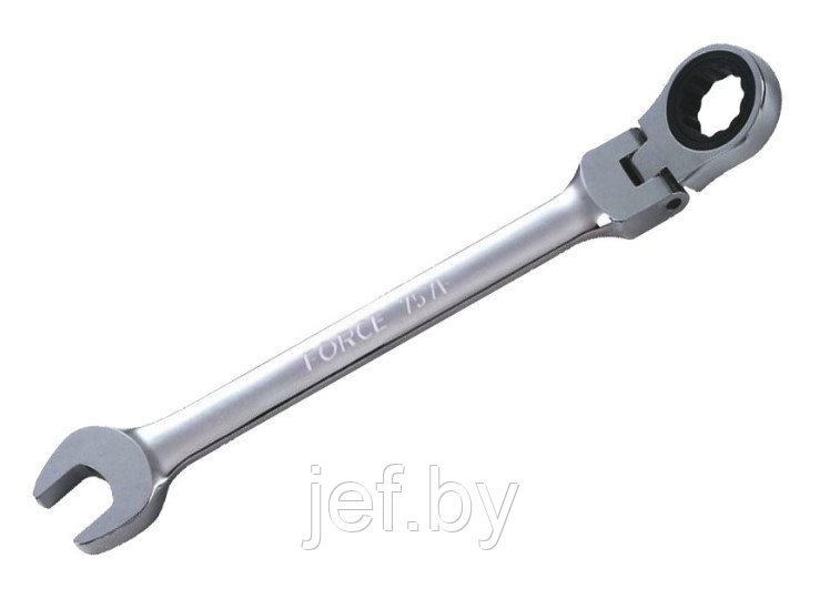 Ключ трещоточный 16мм с шарниром FORCE 75716F
