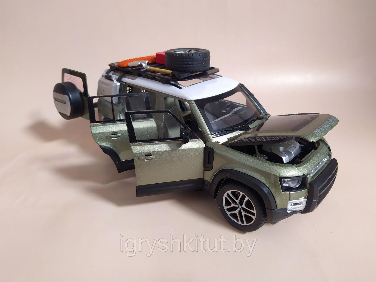 Металлическая машинка Land Rover Defender - фото 6 - id-p185671658