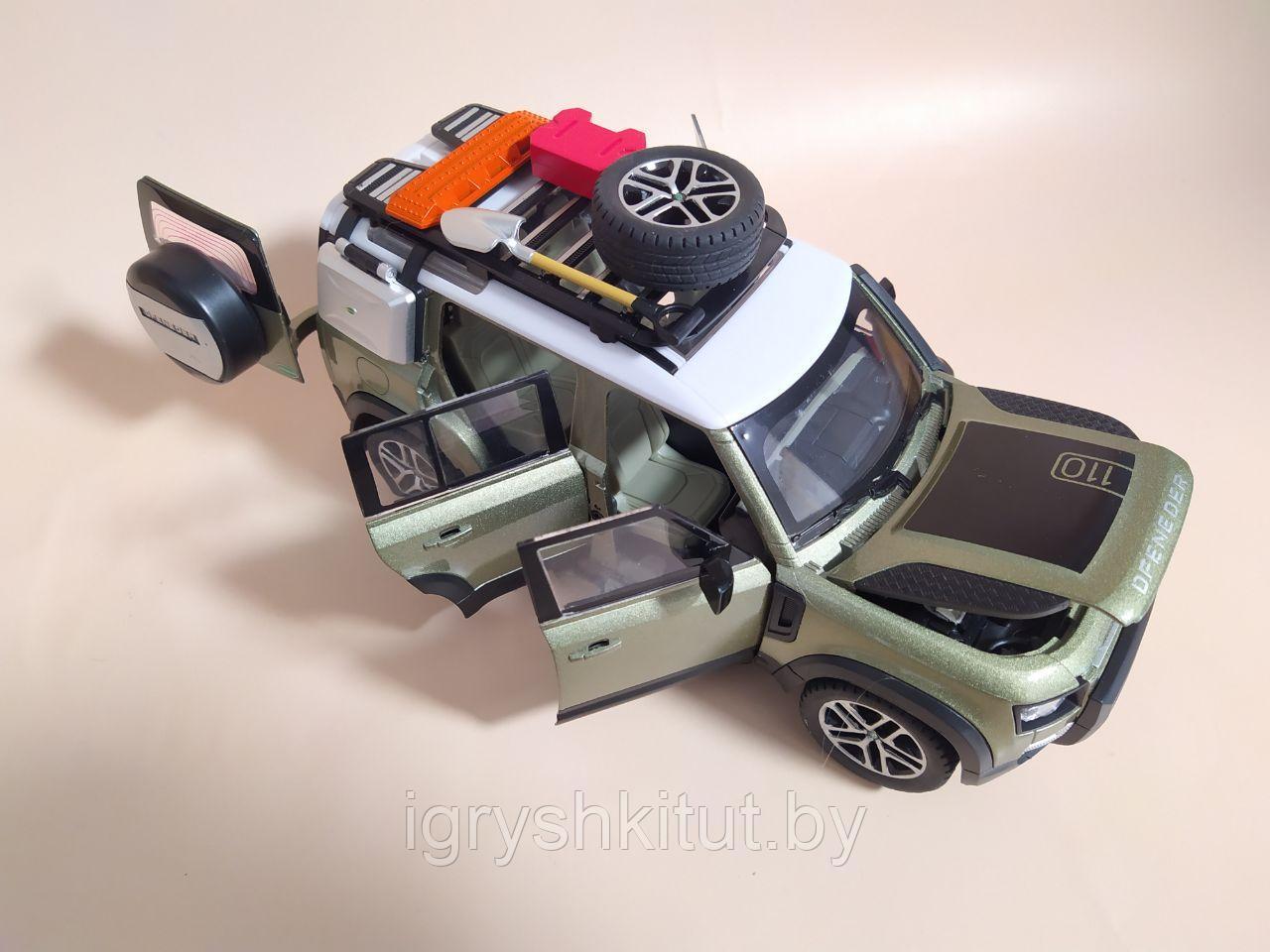 Металлическая машинка Land Rover Defender - фото 9 - id-p185671658