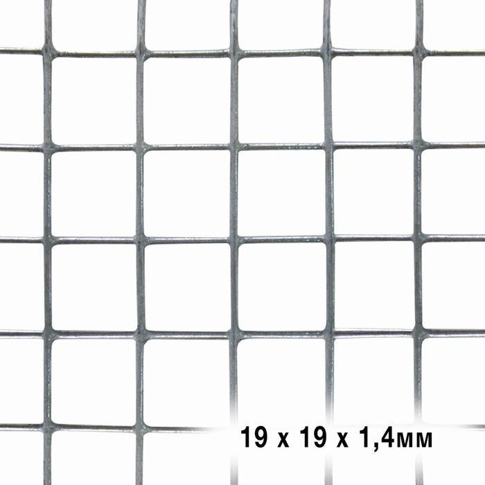Сетка универсальная, 0,5 × 5 м, ячейка 1,9 × 1,9 см, толщина 1,4 мм, оцинкованный металл - фото 2 - id-p200163880