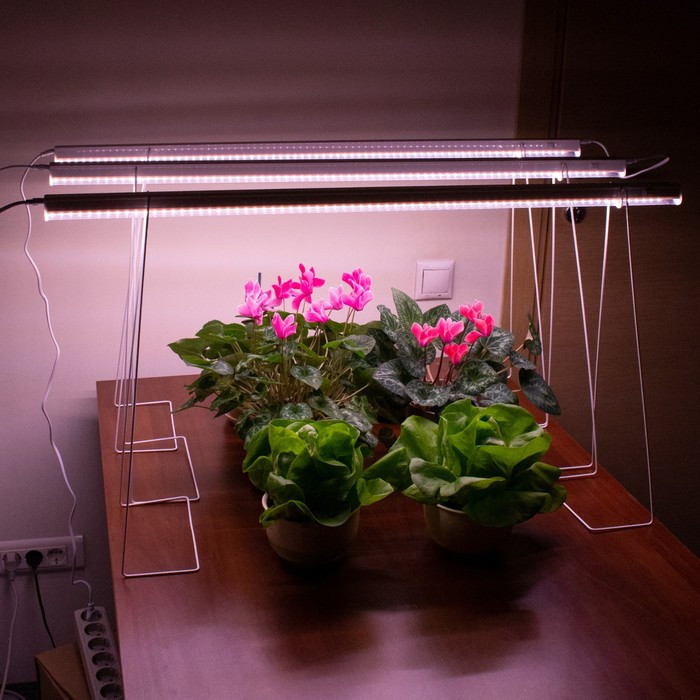 Светильник для растений линейный, 14 Вт, L872мм, розовый спектр - фото 3 - id-p200163915