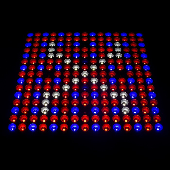 Фитопанель светодиодная, полный спектр, 36 Вт, панель, 31х31х1,2 см - фото 5 - id-p200163957