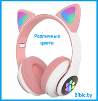 Наушники Bluetooth складные Cat STN-28 с микрофоном, MP3, AUX, TF, FM-радио с подсветкой, с защитой от влаги