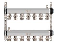 Коллекторная группа AVE134, 7 вых. AV Engineering (Для отопления (радиаторы) и водоснабжения. Не для теплого