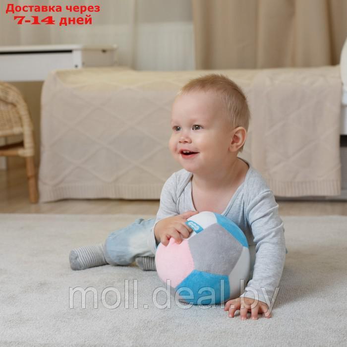 Мягкая игрушка "Мячик "Футбол 1", с погремушкой внутри - фото 7 - id-p199814150