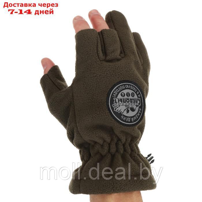 Перчатки "СИБИРСКИЙ СЛЕДОПЫТ - PROFI 3 Cut Gloves", виндблок, хаки, размер XL(10) - фото 2 - id-p199816085