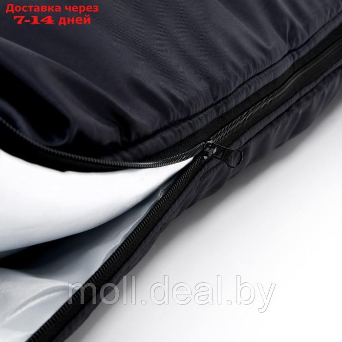 Спальный мешок туристический, цвет чёрный - фото 5 - id-p199814326