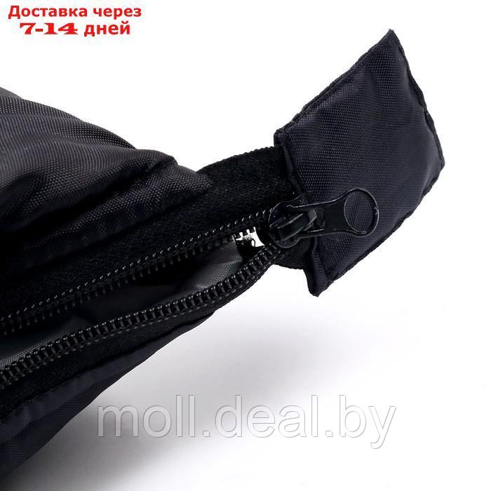 Спальный мешок туристический, цвет чёрный - фото 6 - id-p199814326