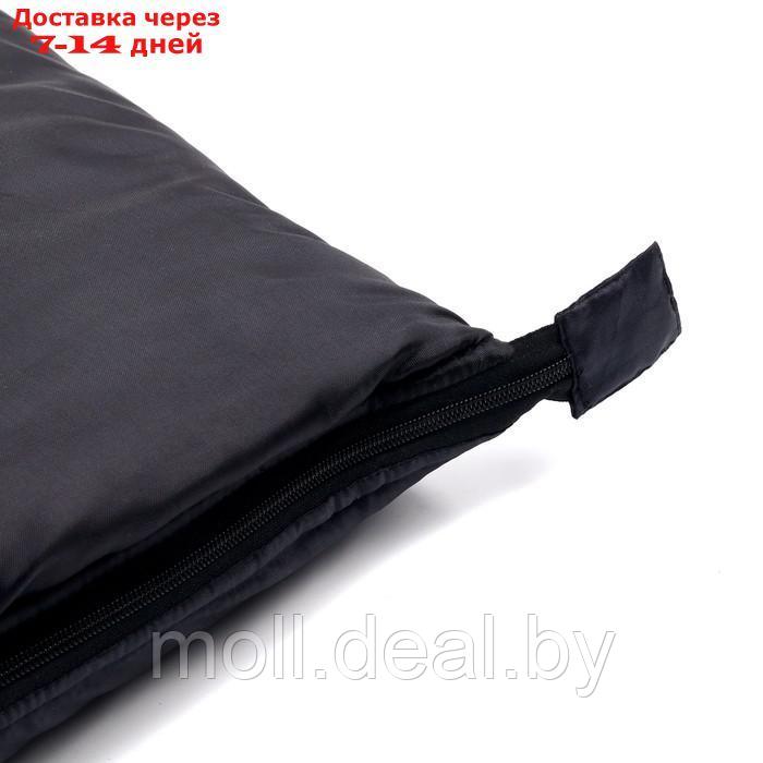 Спальный мешок туристический, цвет чёрный - фото 8 - id-p199814326