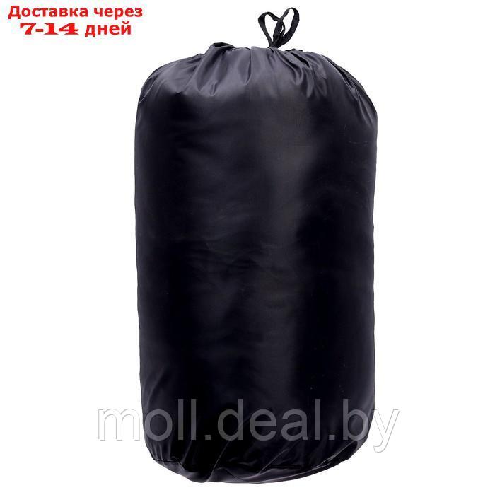 Спальный мешок туристический, цвет чёрный - фото 9 - id-p199814326
