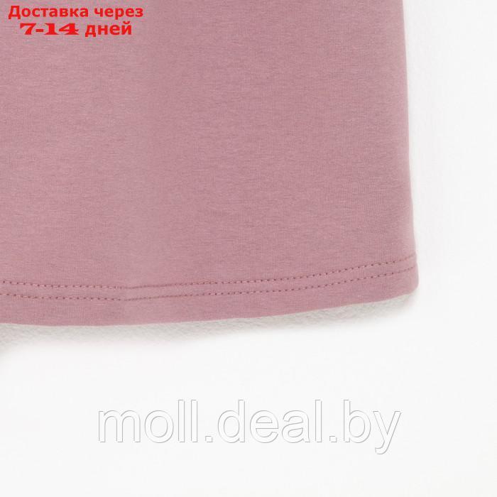 Платье для девочки с рюшей KAFTAN "Basic line", размер 32 (110-116), цвет сиреневый - фото 2 - id-p199803943