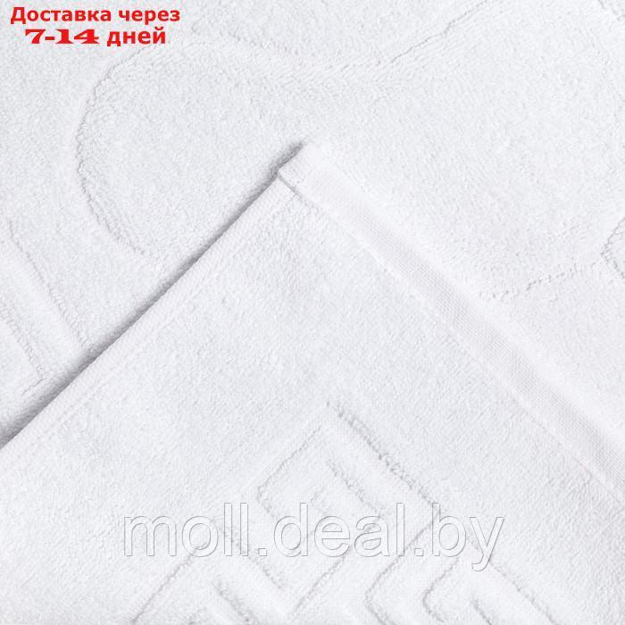 Полотенце махровое для ног 50х70см, белый, хл 100%, 550 г/м2 - фото 4 - id-p199814745