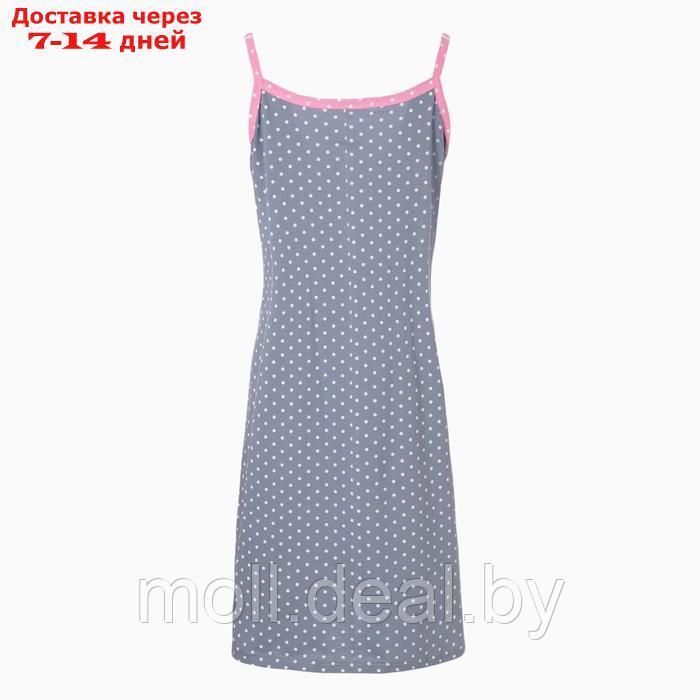 Комплект женский (сорочка/халат) для беременных, цвет розовый, размер 52 - фото 5 - id-p199814843