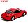 Машина металлическая PORSCHE 911 CARRERA S, 1:32, открываются двери, инерция, цвет красный, фото 3