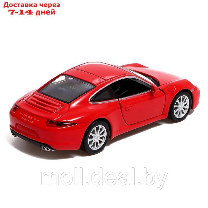 Машина металлическая PORSCHE 911 CARRERA S, 1:32, открываются двери, инерция, цвет красный - фото 3 - id-p199815284