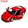 Машина металлическая PORSCHE 911 CARRERA S, 1:32, открываются двери, инерция, цвет красный, фото 4