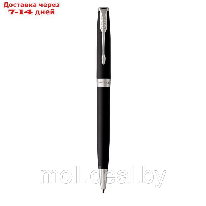 Ручка шариковая Parker Sonnet Core Matte Black CT M, корпус чёрный матовый/ хром, чёрные чернила (1931524) - фото 5 - id-p199815360