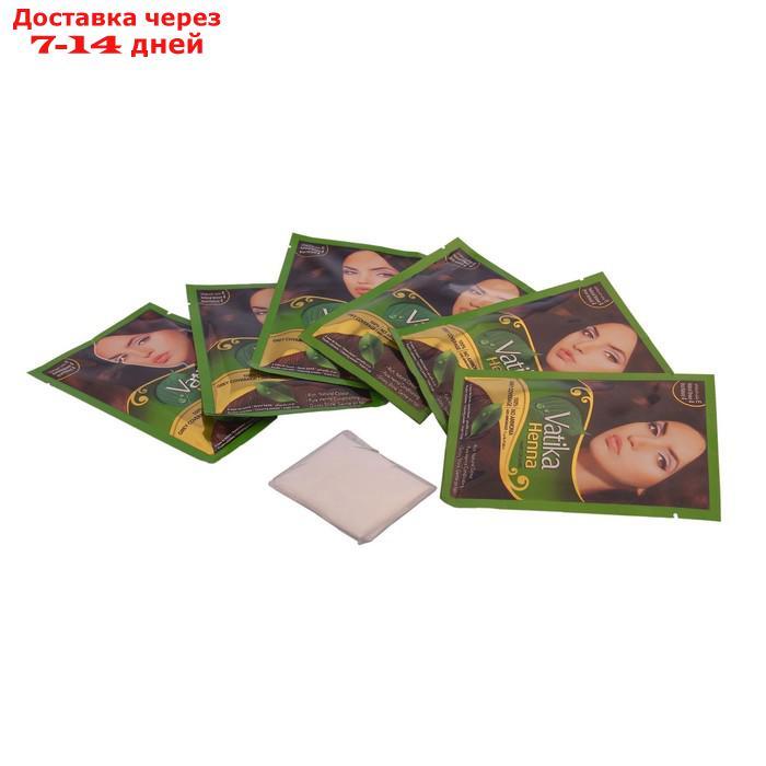 Хна для волос VATIKA HENNA HAIR COLOURS NATURAL BROWN (коричневая) - фото 8 - id-p200119549