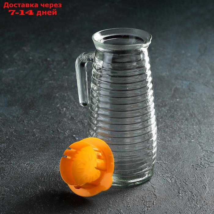 Набор питьевой "Радуга", 5 предметов: графин 0,8 л, 4 стакана 220 мл, цвет МИКС - фото 2 - id-p200116332
