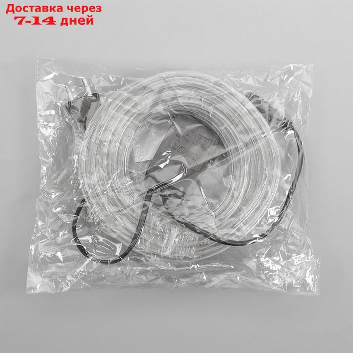 LED шнур 10 мм, круглый, 5 м, чейзинг, 2W-LED/м-24-220V, с контр. 8р, ЖЕЛТЫЙ - фото 9 - id-p200119644