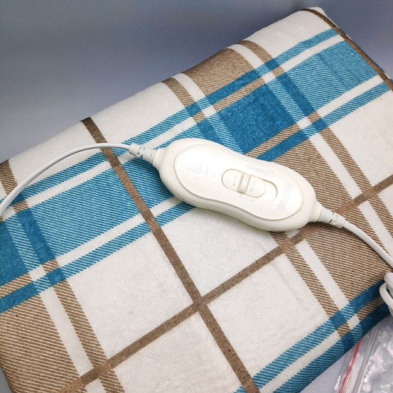 Электроодеяло с подогревом Electric Under blanket 150см x 70см (2 режима обогрева, пульт управления) - фото 7 - id-p200223558