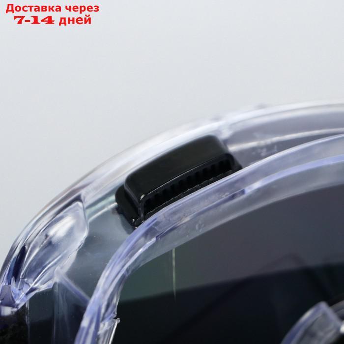 Очки-маска для езды на мототехнике Torso, стекло хамелеон, прозрачные - фото 4 - id-p200118753