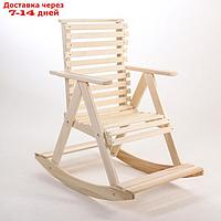 Кресло-качалка, 70×110×90см, из липы, "Добропаровъ"
