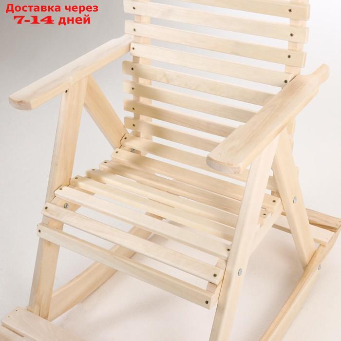 Кресло-качалка, 70×110×90см, из липы, "Добропаровъ" - фото 2 - id-p200117800