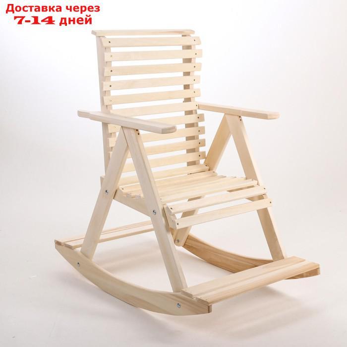 Кресло-качалка, 70×110×90см, из липы, "Добропаровъ" - фото 7 - id-p200117800