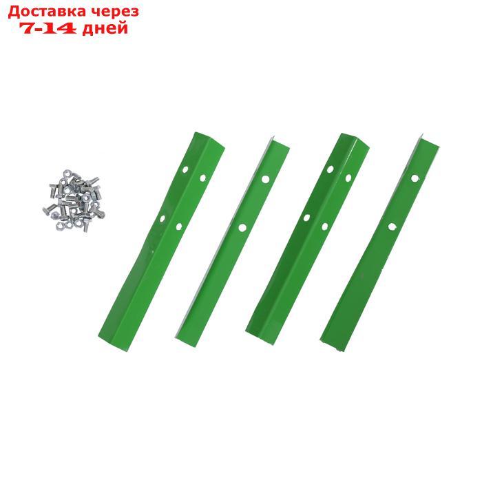Грядка оцинкованная, 195 × 100 × 15 см, зелёная, Greengo - фото 2 - id-p200117815