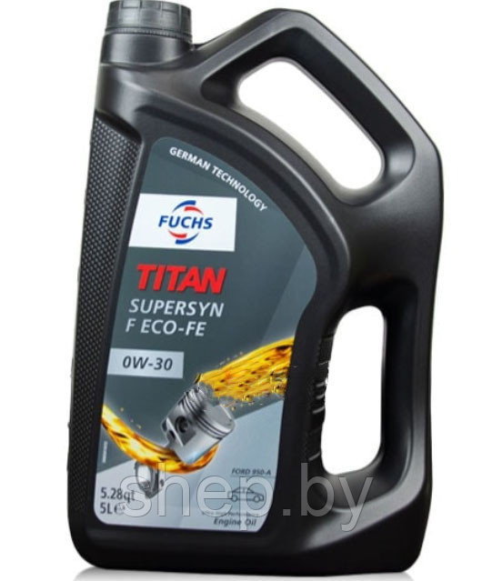 Моторное масло FUCHS TITAN SUPERSYN F ECO-FE 0W-30 5L - фото 1 - id-p200223661