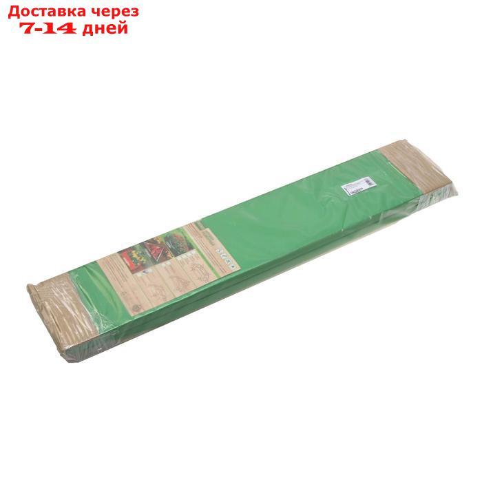 Клумба оцинкованная, 80 × 80 × 15 см, зелёная, "Квадро", Greengo - фото 4 - id-p200117844