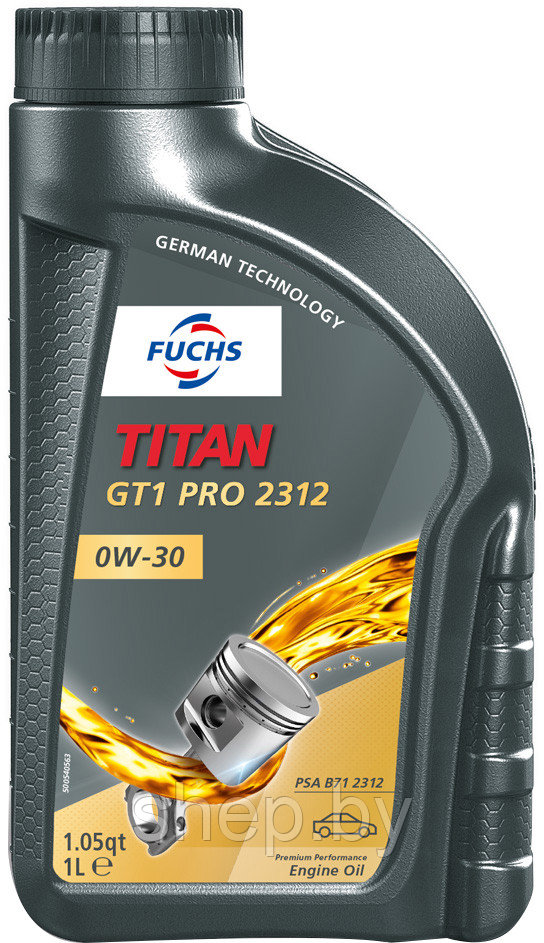 Моторное масло FUCHS TITAN GT1 PRO 2312 0W-30 1L - фото 1 - id-p200223670