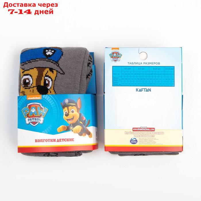 Щенячий патруль. Колготки детские "Гончик" PAW PATROL, серый, рост 86-92 см, 1,5-2 года, 80% хл.,17% п/а, 3% - фото 8 - id-p200115441