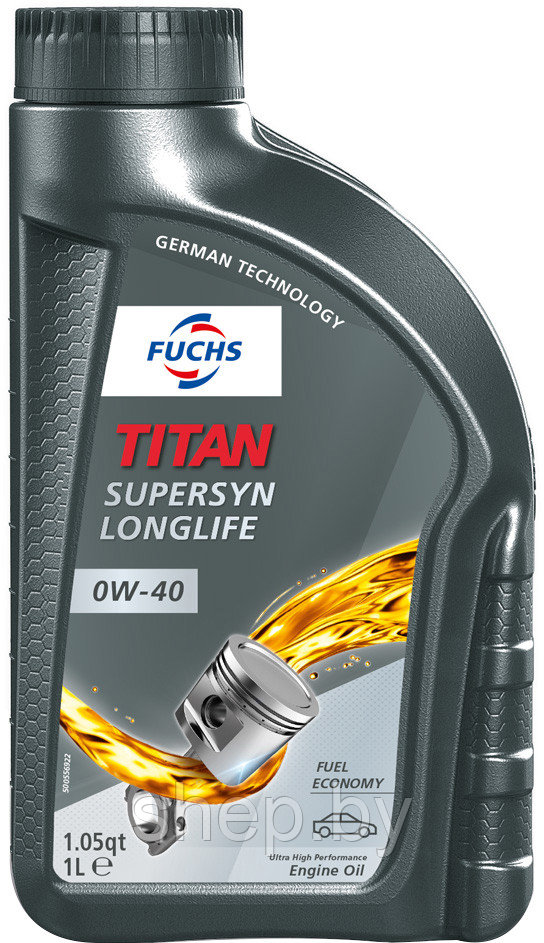 Моторное масло FUCHS TITAN Supersyn LONGLIFE 0W-40 1L - фото 1 - id-p200223850