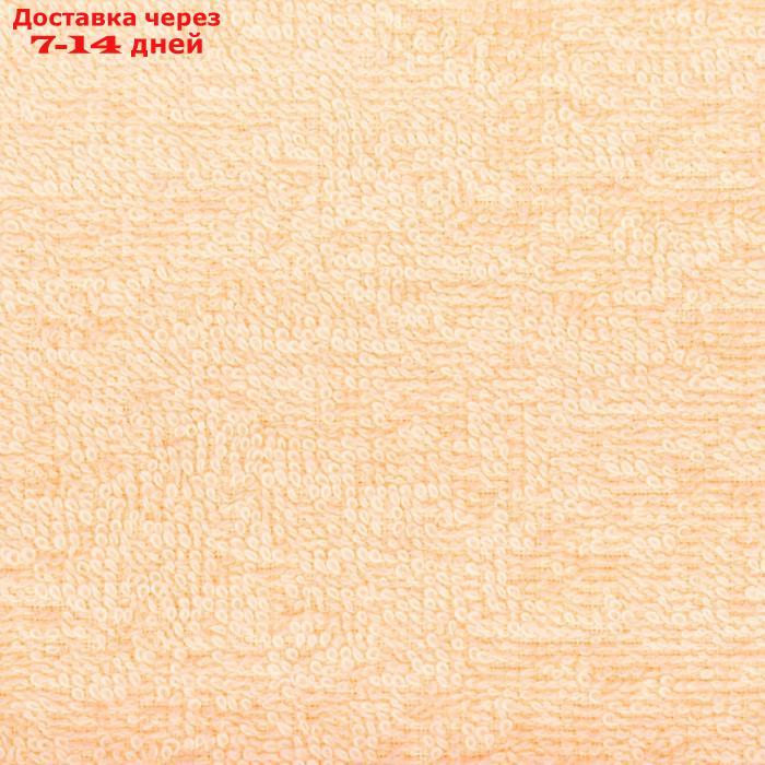 Полотенце махровое Экономь и Я 70х130 см, цв. персиковый, 100% хлопок, 320 гр/м2 - фото 3 - id-p200118252