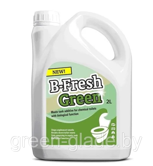 Жидкость для биотуалета Thetford для верхнего и нижнего баков B-Fresh Green 2л B-Fresh Pink 2л (набор) - фото 4 - id-p36958259