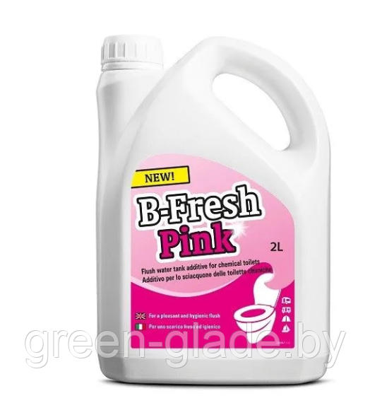 Жидкость для биотуалета Thetford для верхнего и нижнего баков B-Fresh Green 2л B-Fresh Pink 2л (набор) - фото 5 - id-p36958259