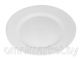 Тарелка десертная стеклокерамическая, 200 мм, круглая, серия SNOWFALL (Снегопад), DIVA LA OPALA (Sovrana