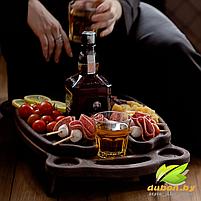 Столик для Виски из Дуба  "Дядя Джек" Шоколадный, фото 3