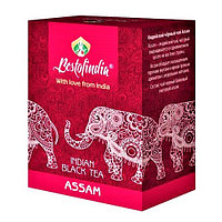 Чай «АССАМ» черный листовой (Bestofindia ASSAM), 100г настоящий индийский чай
