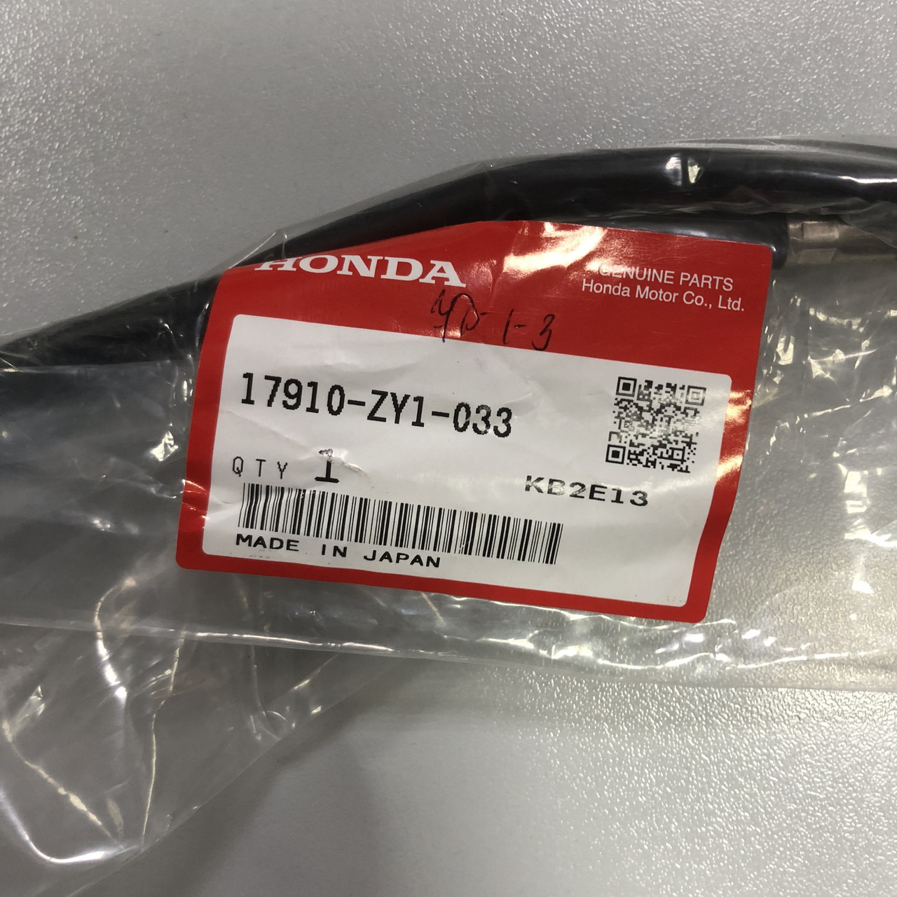 Тросик газа Honda BF15-20 17910-ZY1-033 - фото 1 - id-p200111142