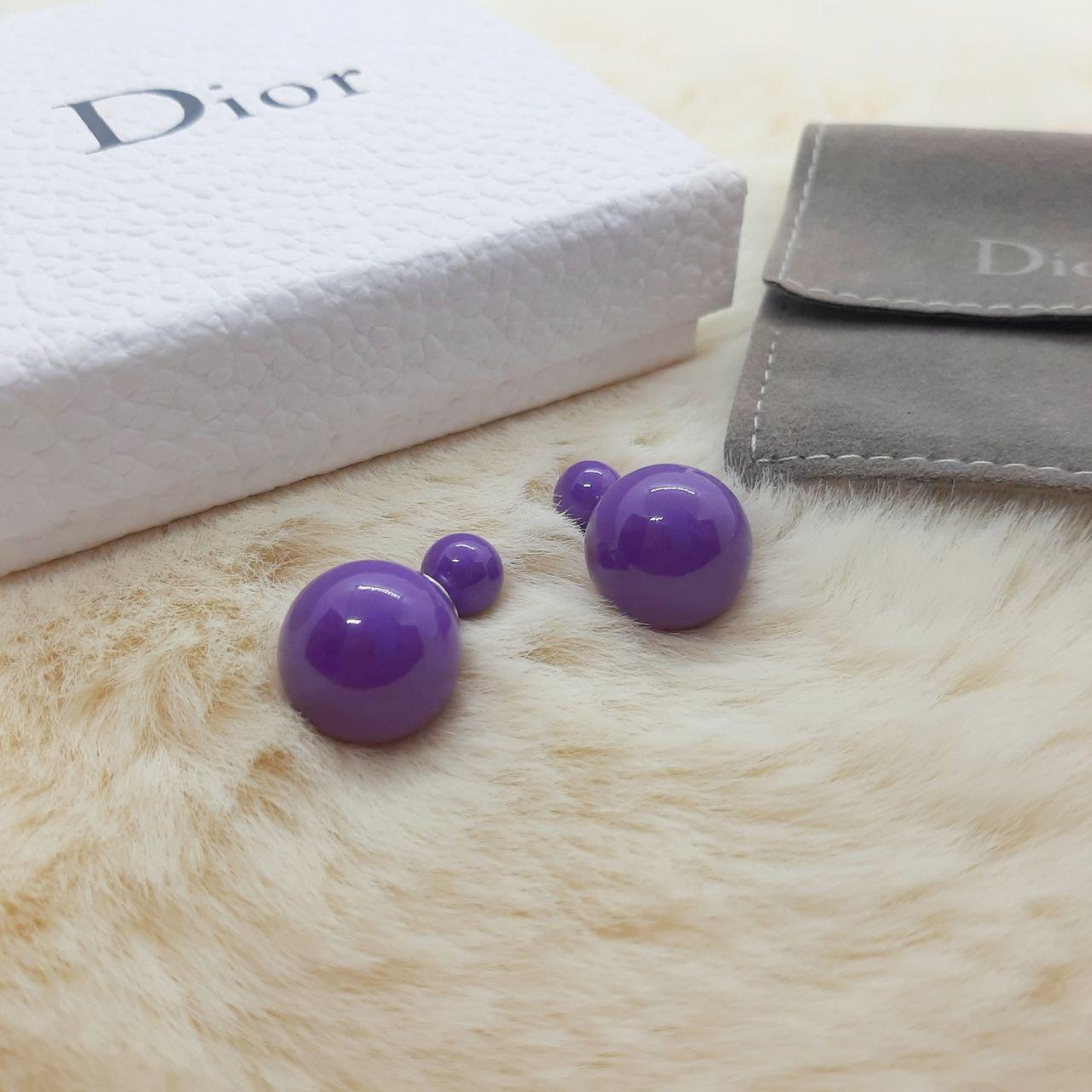 Серьги Диор c логотипом Dior - фото 4 - id-p70125632
