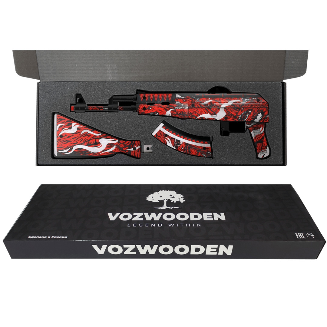 Деревянный автомат VozWooden Active АК-47 / AKR Сцилла (Стандофф 2 резинкострел) - фото 8 - id-p200334334