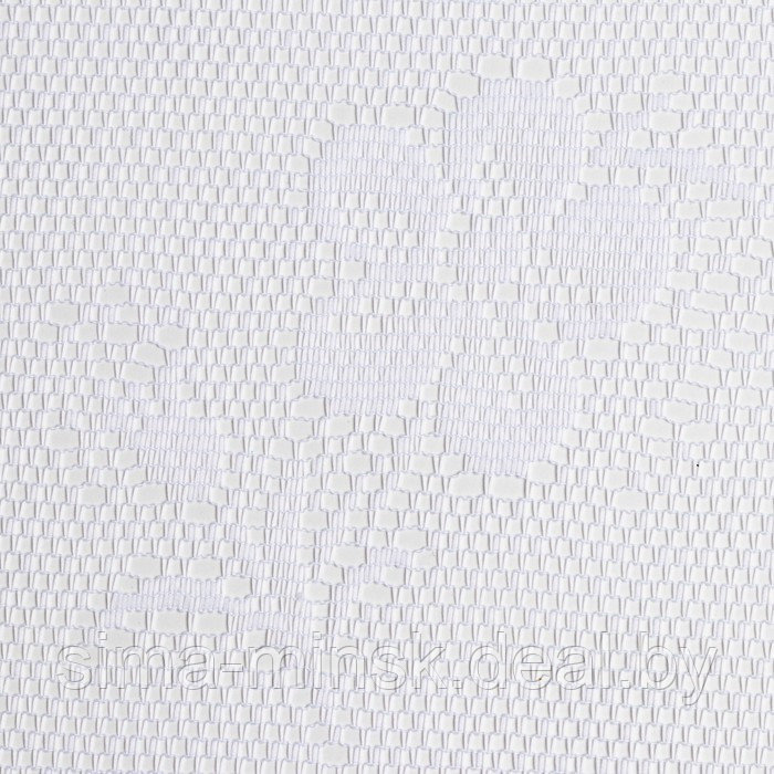 Штора на шторной ленте, размер 250х165 см, цвет белый, 100% полиэстер - фото 2 - id-p200343557