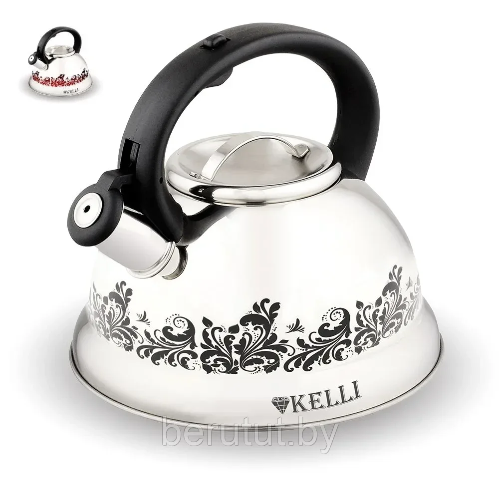 Чайник со свистком 3 л Kelli KL-4309