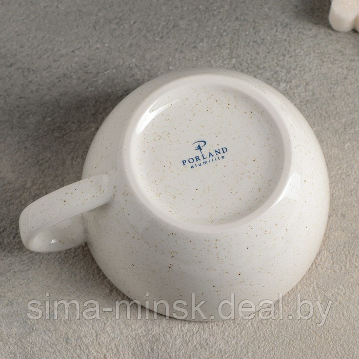 Чашка чайная Beige, 250 мл, фарфор, цвет бежевый - фото 3 - id-p200342600