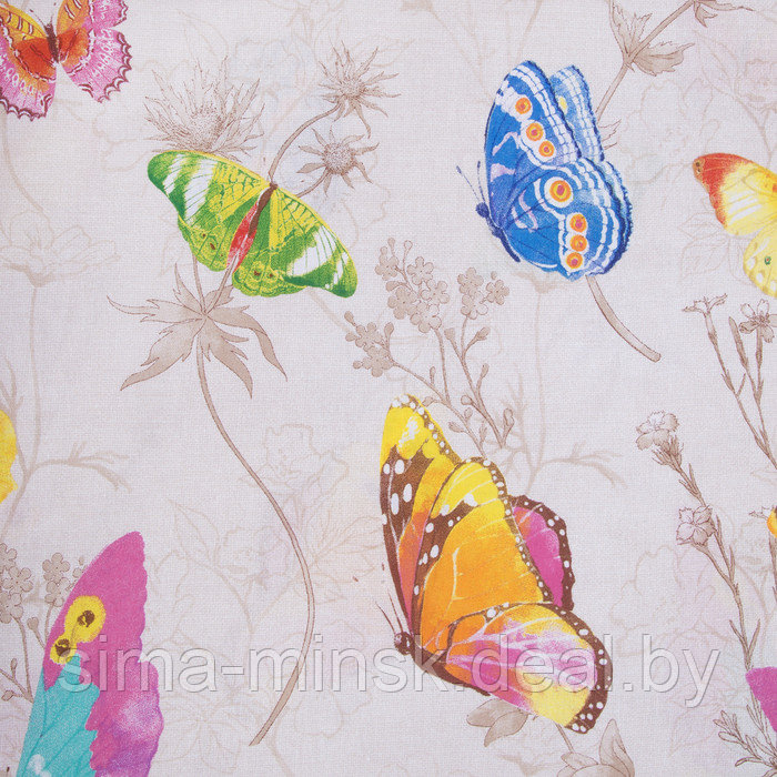 Постельное бельё Этель «Бабочки», 2-сп., 175 × 215 см, 200 × 220 см, 70 × 70 см, 2 шт. - фото 3 - id-p200343323